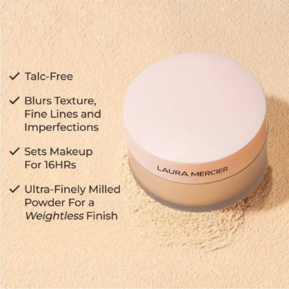 4/$30 Sale laura mercier💄Translucent Loose Setting Powder Ultra Blur Trial Size